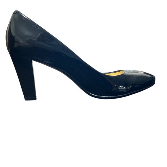 Coach Sheri Black Patent Leather High Heel Pumps Classic Size 8.5 - Picture 8 of 8